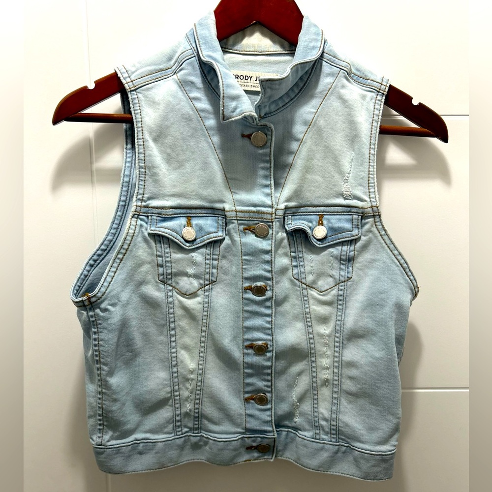 Brody Jeans denim vest size M